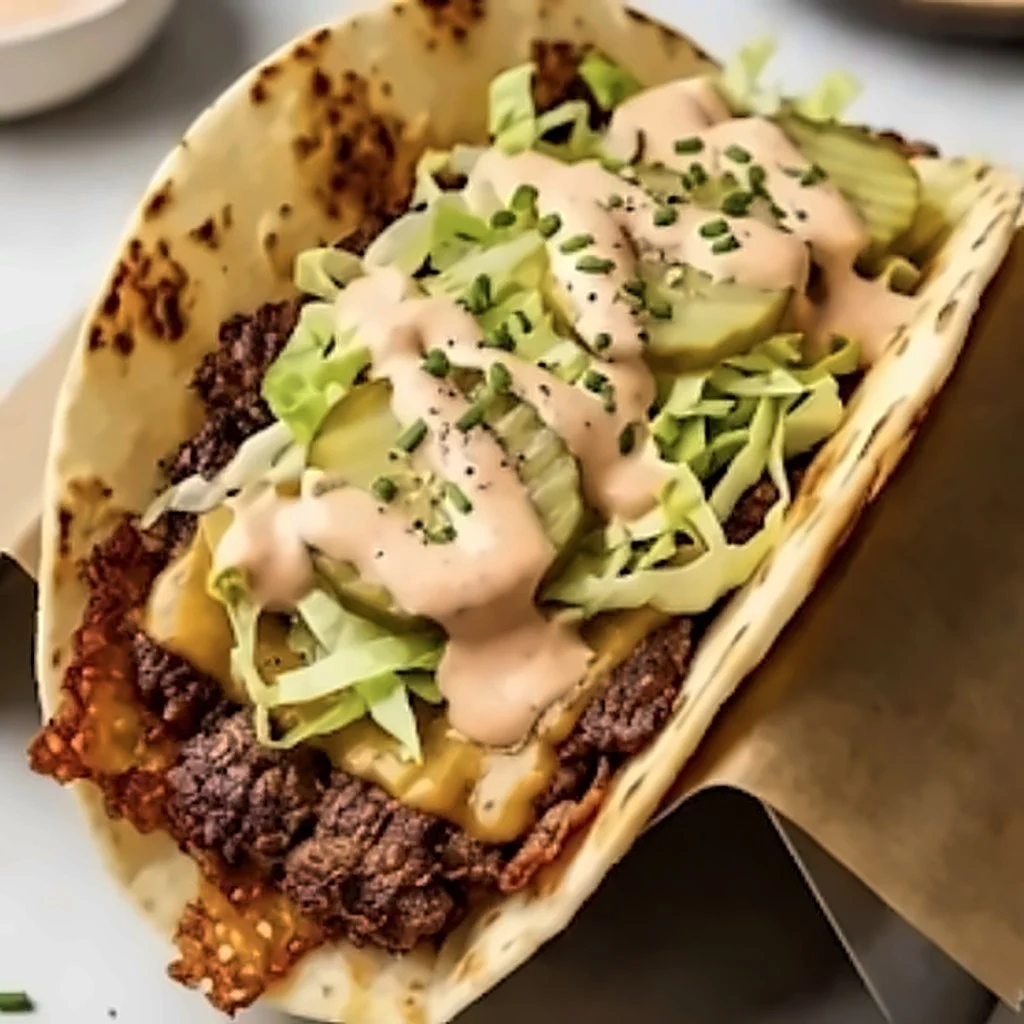 Foto referencial de Tacos smash burger